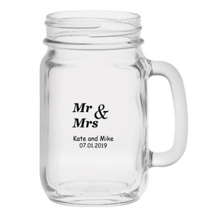 Custom Mason Jar - As Low as $2.75 - Free Setup main image